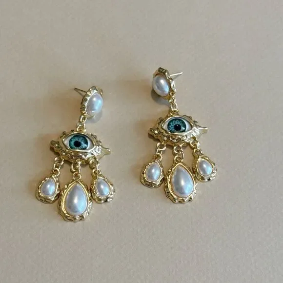 Eye earrings #1553 - Picture 2 of 4